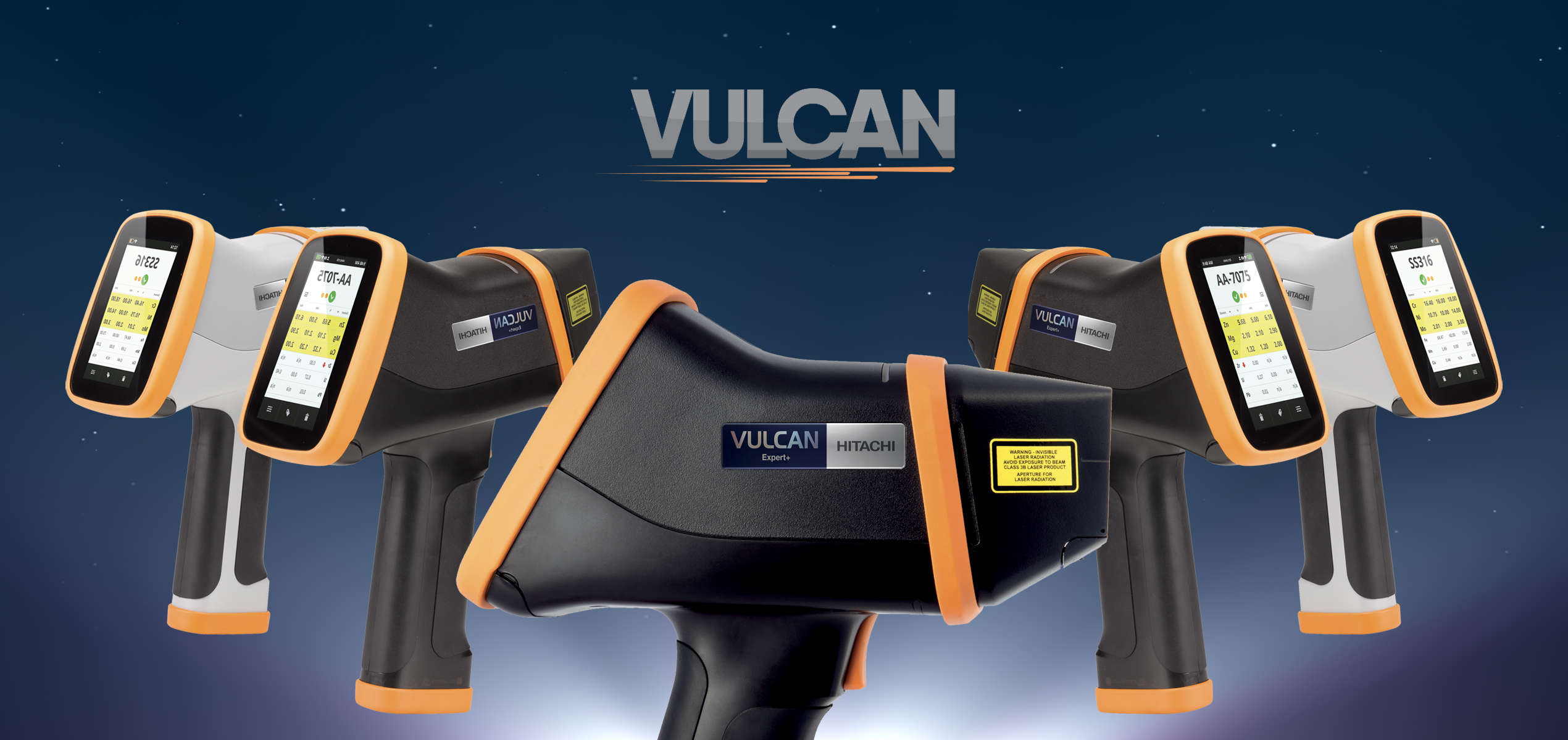Background header spectromètre LIBS Vulcan